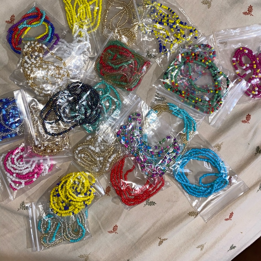 Waist beads: hand made 1 (one) strand